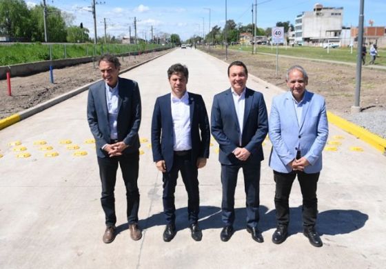 Kicillof inauguró obras de infraestructura en Florencio Varela
