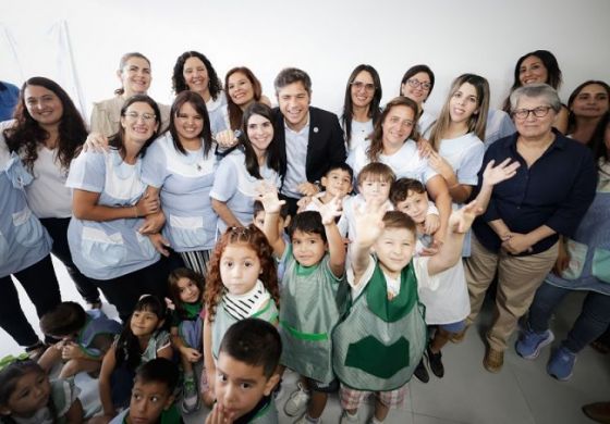 Kicillof: &ldquo;Reactivamos las obras paralizadas por el Gobierno nacional para llevar mejor educación pública a los pibes&rdquo;