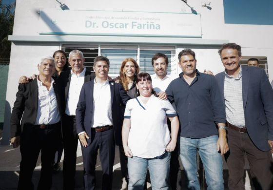 Kicillof inauguró un centro de cuidado familiar y comunitario en Dock Sud