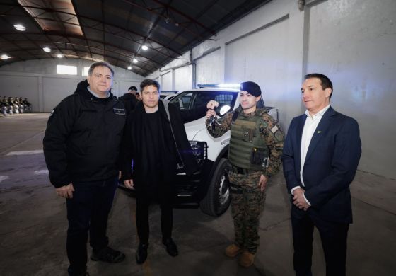 Florencio Varela: Kicillof inauguró una nueva base de la UTOI para prevención del delito