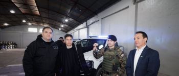 Florencio Varela: Kicillof inauguró una nueva base de la UTOI para prevención del delito