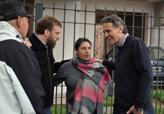 Katopodis y Otermín supervisaron obras pluviales en Lomas de Zamora