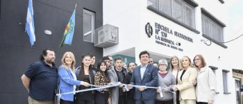 Kicillof inauguró edificios educativos en La Matanza