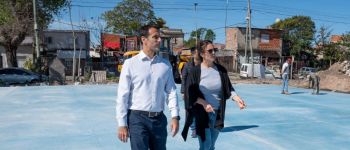 Lanús: Julián Álvarez construye un nuevo polideportivo en Gerli